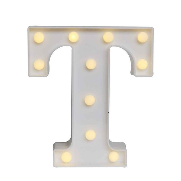 26 Alphabet Letters LED Light Wall Hanging Wedding Birthday Party Home Decor Hot